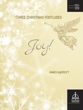 Joy! Three Christmas Postludes Organ sheet music cover